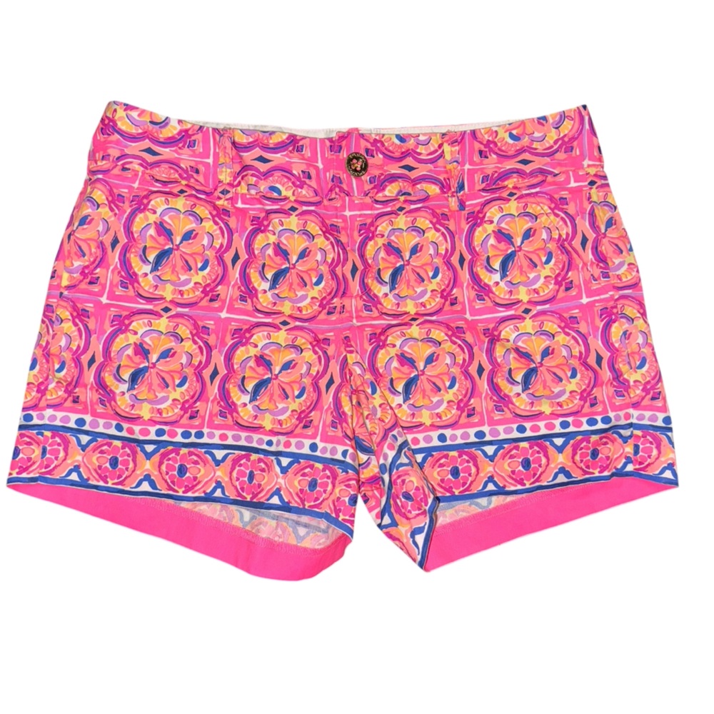 Lilly Pulitzer Callahan shorts Pink Fusion Rock House Engineered women’s sz 6
